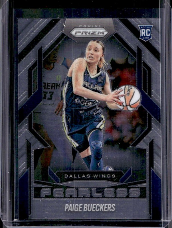 2025 Panini WNBA Prizm Paige Bueckers Fearless RC Rookie #13 Wings