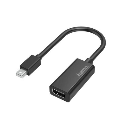 Hama Mini DisplayPort to HDMI Adapter, 4K Ultra HD 30Hz (Mini DisplayPort Adapte