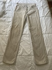 Vintage Levis Corduroy Pants 519 Mens 29x30 Beige Straight Leg Talon Zip USA 70s