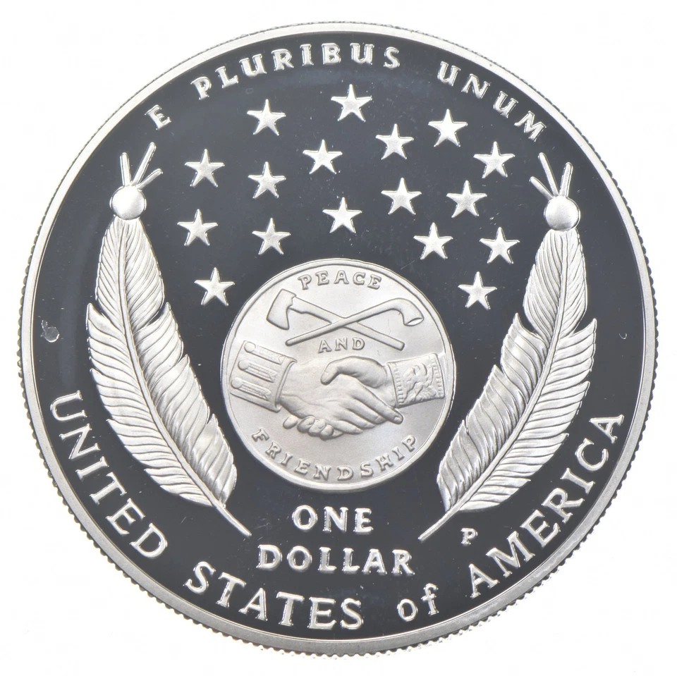 2004-P Proof Lewis & Clark Commemorative Silver Dollar $1 *4931 - Image 2 of 3