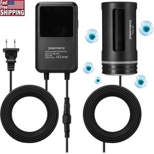UV Fish Tank Disinfection Lamp 360 Sterilization Timer Bacteria Remover New