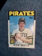 1986 Topps Traded - Bob Walk #120T Pittsburgh Pirates