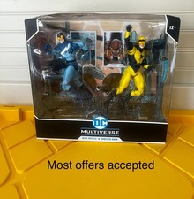 McFarlane Toys DC Multiverse BLUE BEETLE BOOSTER GOLD 2-Pack New w Shelf Wear