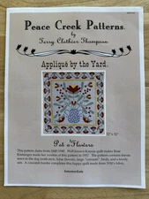 Pot ‘O Flowers By Peace Creek Patterns Terry Clothier Thompson Appliqué BTY