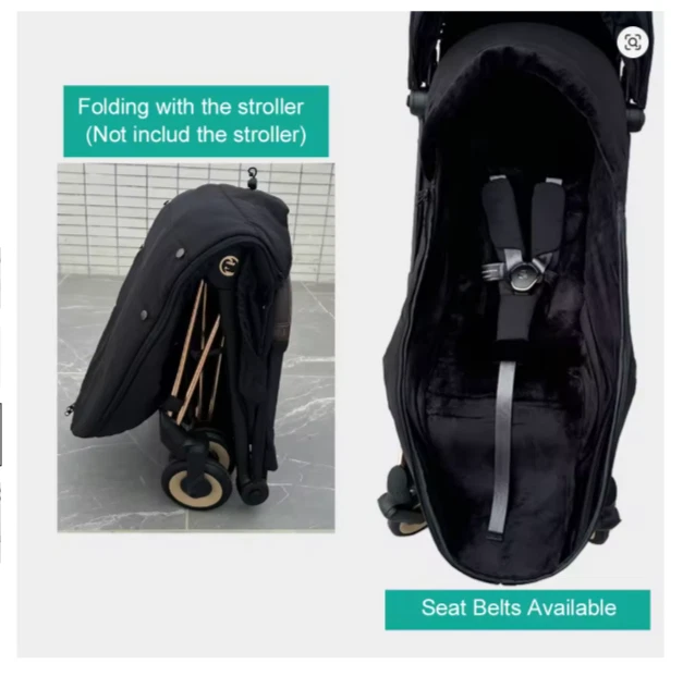 Saco Cochecito de Bebé Invierno Compatible con Cybex Priam Mios COYA Universal Foto 4 de 4