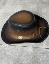 Scippis Tombstone Leather Cowboy Hat Australi...