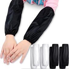 Waterproof Arm Sleeves - Reusable Oilproof PVC Covers for Cleaning Cooking
