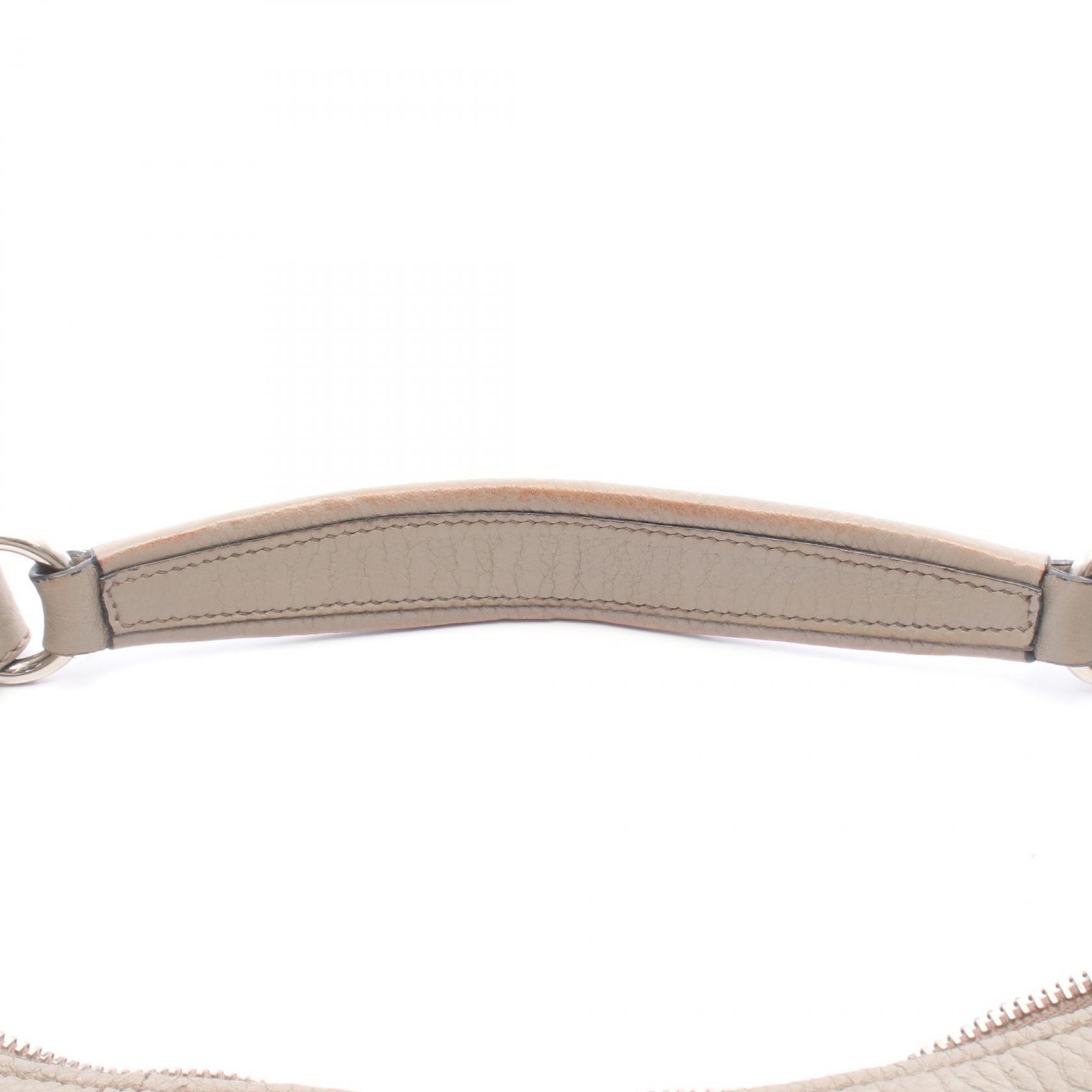 PRADA Shoulder hand Bag leather Beige Used Women thumbnail 5