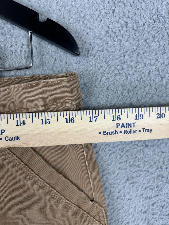 Banana Republic Pants Womens Petite 12 Tan High-Rise Skinny Utility Cargo Zip - Image 3 of 4