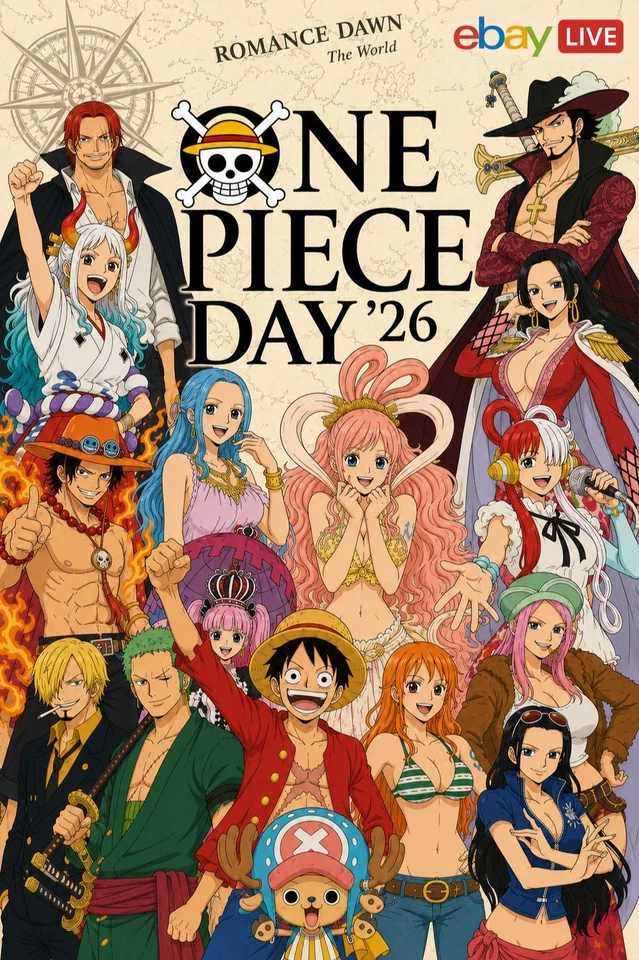⚡ ONE PIECE DAY '26 📦 🎁 $1 START 🎡Wheel Spin on $30+ Order