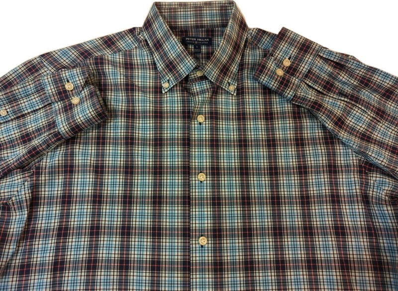 PETER MILLAR men's LS L men's shirt Crown Crafted 