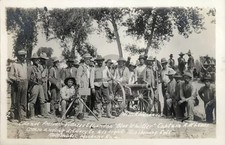 Revolución Mexicana Villarreal Ciudad Juárez 1911 RPPC Foto Postal COPIA