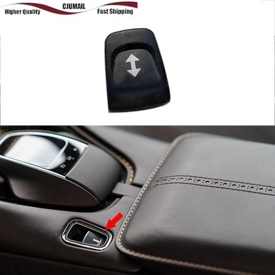 For Aston Martin DB11 Black Armrest Box Lid Open Control Switch Button Cover Cap