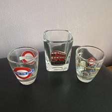 Set of 3 London Theme Shot Glasses