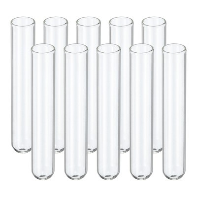 10ml Test Tubes, 50pcs 3.94x0.63in Glass Test Tube Containers