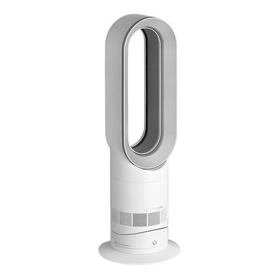 Dyson Hot+Cool Jet Focus AM09 White Silver Oscillating Tower Fan and Heater