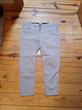 Curve Appeal Women's Jegging Pants Beige Minimalist Size 16/33