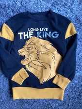 DISNEY LION KING KIDS PULLOVER XS PREOWNED