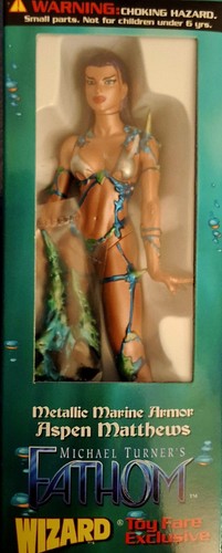 Figurine FATHOM Aspen Matthews – Dédicacée Par Clayburn Moore – Michael Turner – Neuve