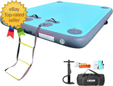 Inflatable Floating Dock Air Dock Platform 6Ft/8Ft Non Island Raft