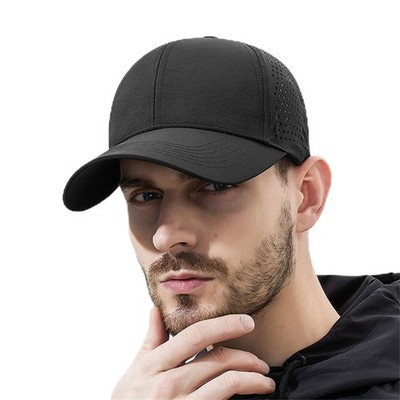 Quick Dry Baseball Cap Mesh Golf Hat Adjustable Sports Hat for Men Women