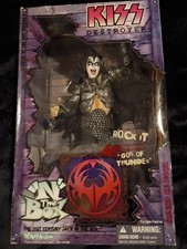 vintage Kiss Destroyer "N" The Box GENE The Demon SIMMONS Art Asylum 2002