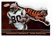 2001 Pacific Prism Atomic #32 Peter Warrick ~ Cincinnati Bengals