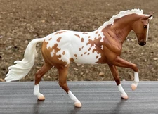 2020 Breyer Brick & Mortar SR Lionel Palomino Appaloosa Cantering Warmblood