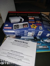 Nintendo NES Classic Edition With Controller Extension Cord. Matching Serial #'s