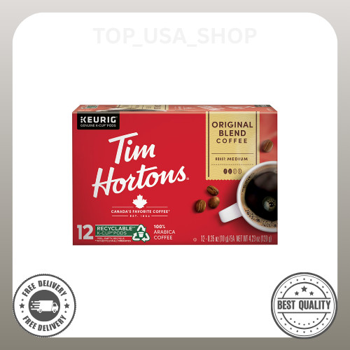 Tim Hortons Original Blend K-Cup Coffee Pods, Medium Roast, 