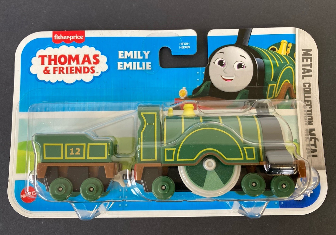 Thomas & Friends Emily Metal Collection Push Along Train Fisher-Price Mattel New