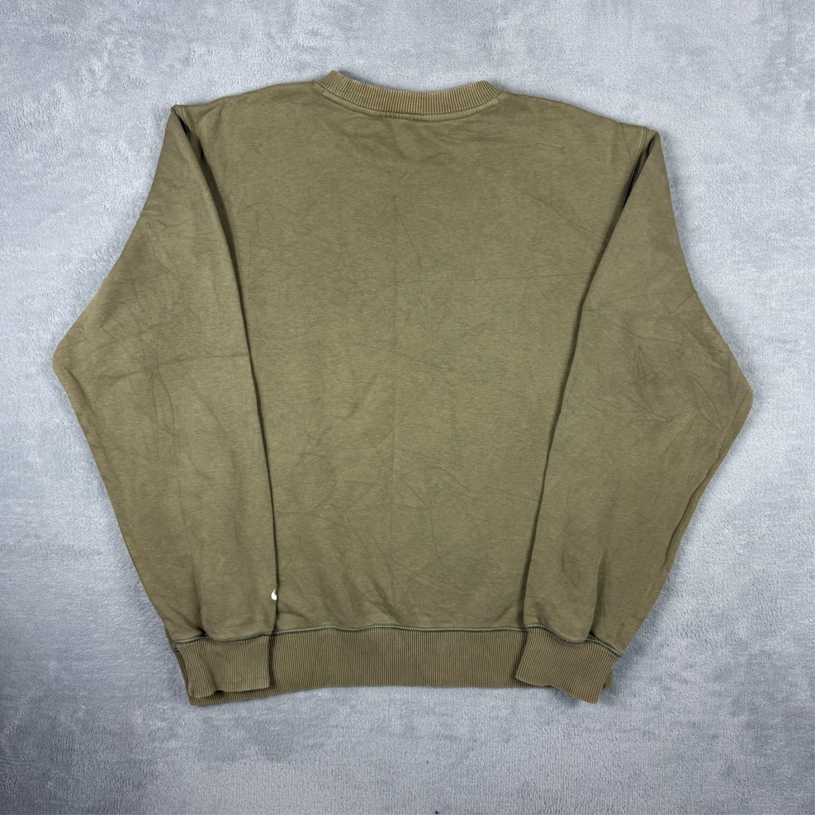 Vintage Nike Athletic Dept 2000's Y2K Green Spellout Oversized Medium Sweatshirt image 8