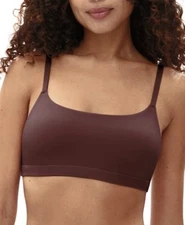 GAP BODY Super Stretch Scoop Bralette Size XL Brown Retail $34