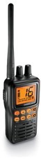 Uniden JIS8 Submersible Handheld 2-Way VHF Marine Radio, Black, 12 hr. : MHS75