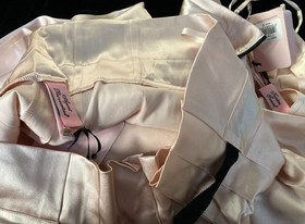 Agent Provocateur silk pyjama set 10 pink camisole cargo pant trousers NEW pink