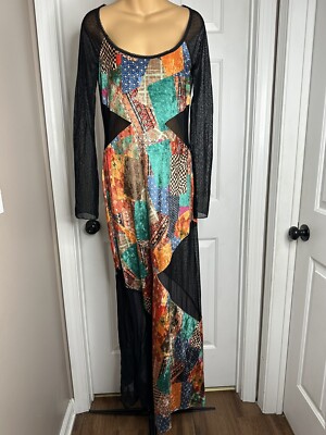 chinese dress ladies Patchwork Dress - Handcrafted Boho Style