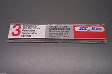 HOROLOVAR 400 DAY ANNIVERSARY CLOCK .0036 SUSPENSION SPRING WIRES ~ repair part 