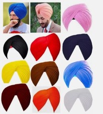 Punjabi Sikh Turban Dastar Cotton Paghri Pagg Patka Dastaar Full Voile Cotton