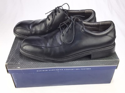 Nunn Bush Comfort Gel Black Leather Derby Shoes 12M Oxford Dress Business Office Nunn Bush Comfort Gel Men main image 2