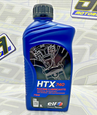 ELF HTX 740 75W Racing Gearbox Gear Oil - Motorcycle Trial Trials Race ...