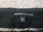 Particular Size 8 Black Straight Leg Zip Dress Pants Slacks Trousers With Slits — photo 2