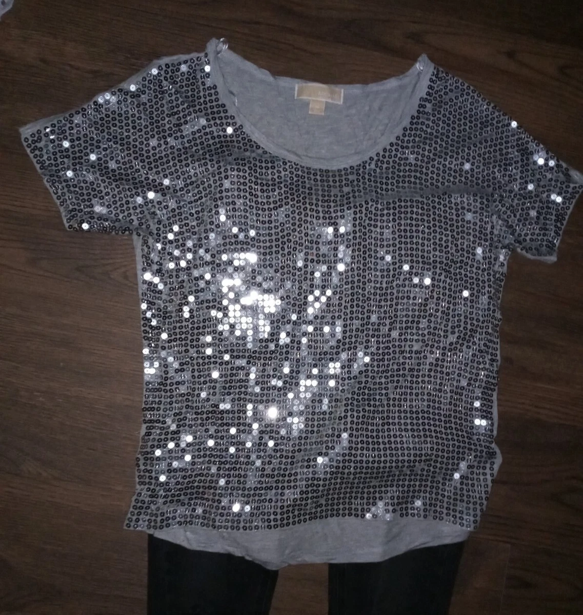 Michael kors blouses silver deals