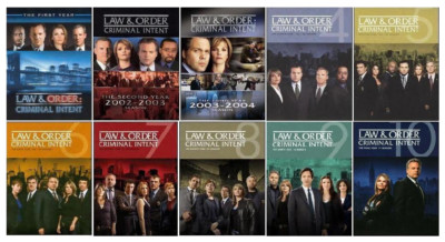 LAW and ORDER CRIMINAL INTENT Season 1-10 Complete Series New Free Ship