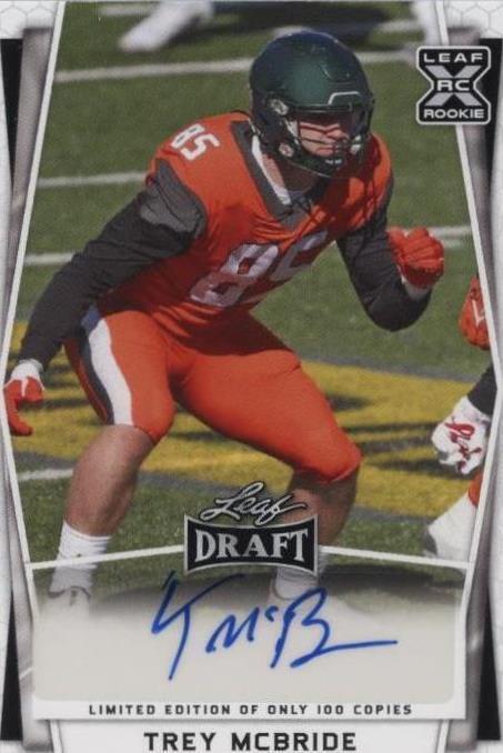 スポーツ選手 leaf AUTHENTIC DRAFT SIGNATURE 2022 Leaf Draft Limited Edition - Trey McBride #BA-TMB for sale | eBay