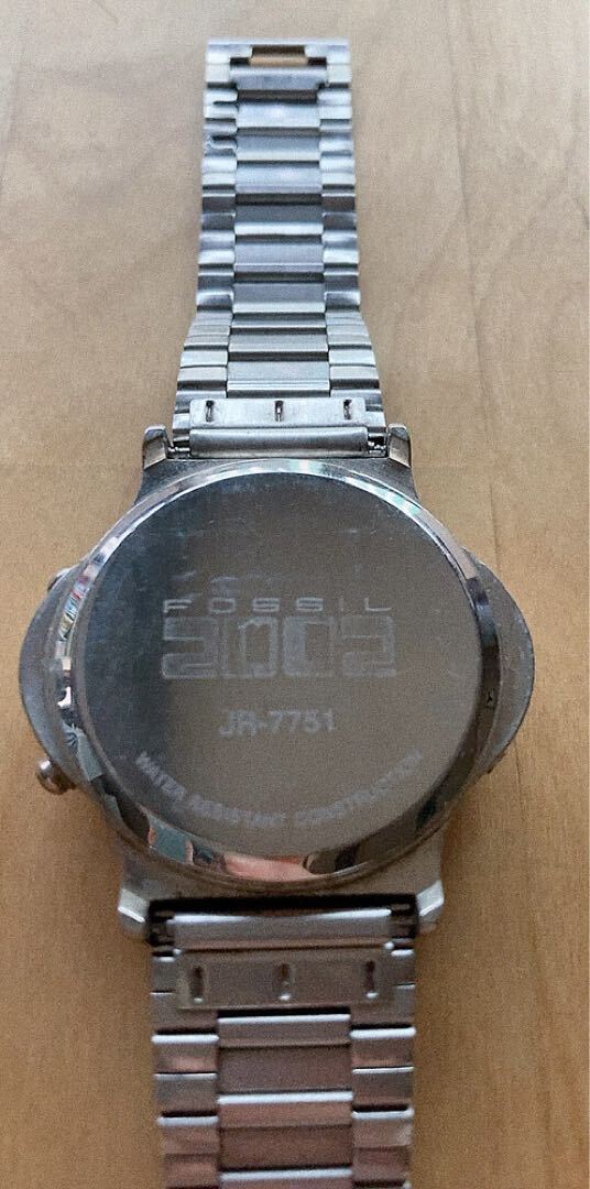 Fossil Jr-7751 Digital Quartz Women 2002 Authentic Vintage Fossil Jr-7751 Digital Quartz Women 2002 Authentic Vintage