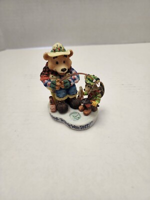 Moose Creek Crossing  Good Things Come to Those Who Bait  Fishing Figurine Dad