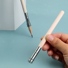 5X Pencil Extender Adjustable Lengthener Holder Wooden Painting Drawing Tool