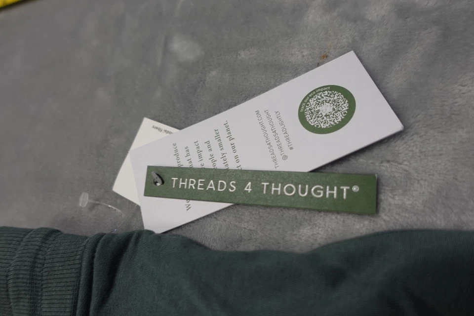 Pantalones cortos Thread 4 Thought para mujer verdes grandes Sanya polar con cordón nuevos con etiquetas Foto 4 de 4