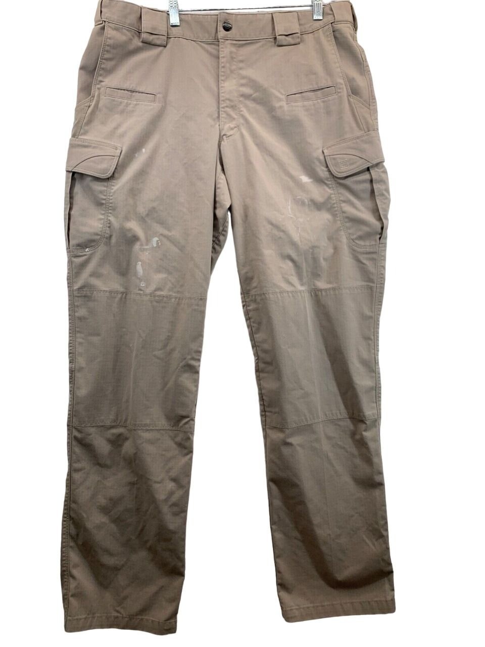5.11 Tactical Men Pants Sz 38 x 35 Khaki Ripstop WorkWear Casual Hunting Fishing