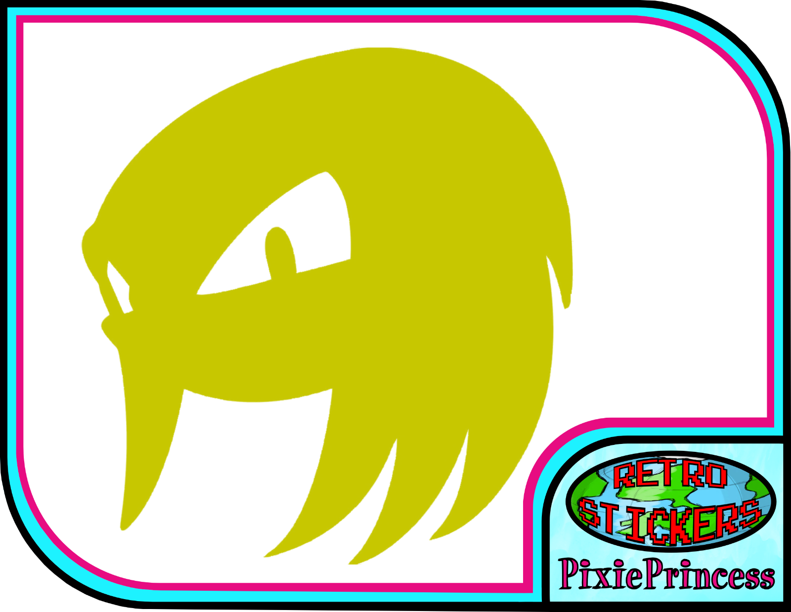 Knuckles Sega Sonic C Vinyl Sticker Laptop Tablet Car Truck Wall Window Decal eBay